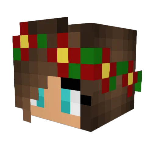 daisyw01 Minecraft avatar head, 3D render