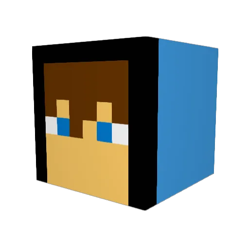 daiyamondo76 Minecraft avatar head, 3D render
