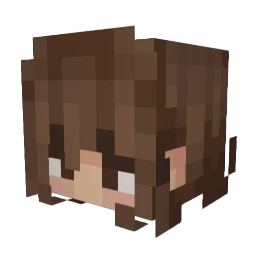 daizes Minecraft avatar head, 3D render