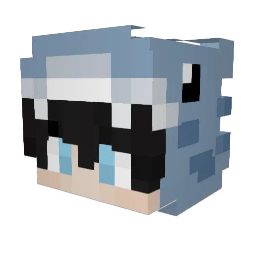 dajibo123 Minecraft avatar head, 3D render
