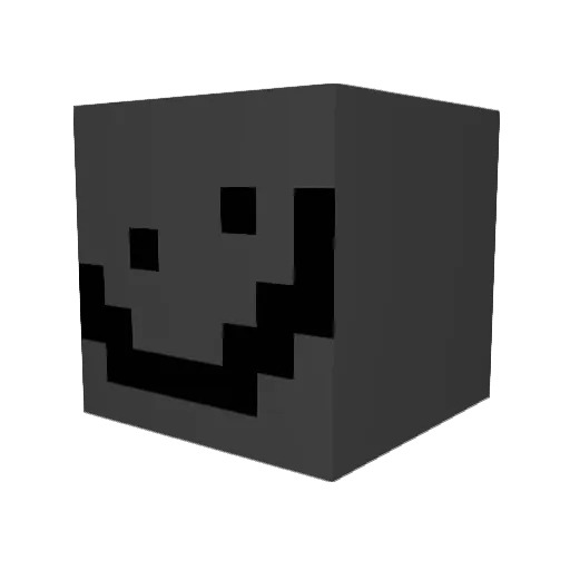 dakevv Minecraft avatar head, 3D render
