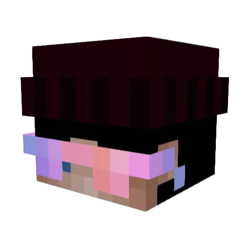 dakochiii Minecraft avatar head, 3D render