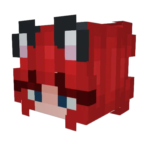 dakoman69 Minecraft avatar head, 3D render
