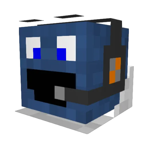 daktheman1234 Minecraft avatar head, 3D render