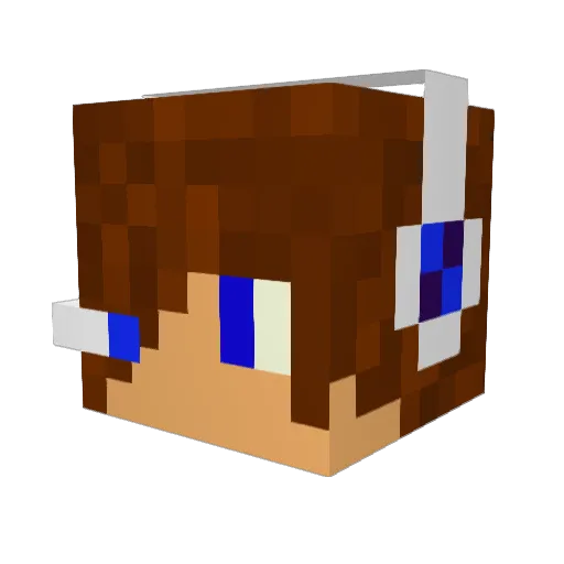 dal81 Minecraft avatar head, 3D render