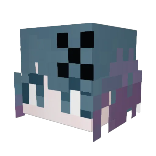 dalchea Minecraft avatar head, 3D render