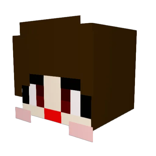 daldoli Minecraft avatar head, 3D render