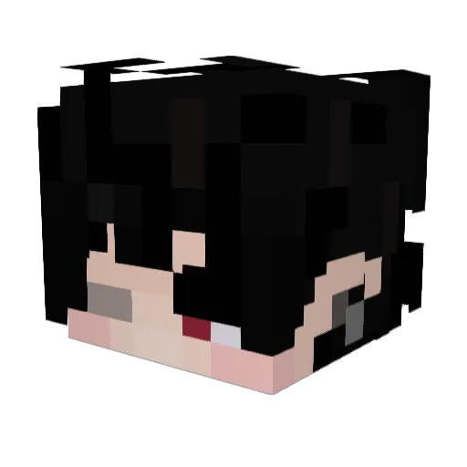 daliebagg Minecraft avatar head, 3D render