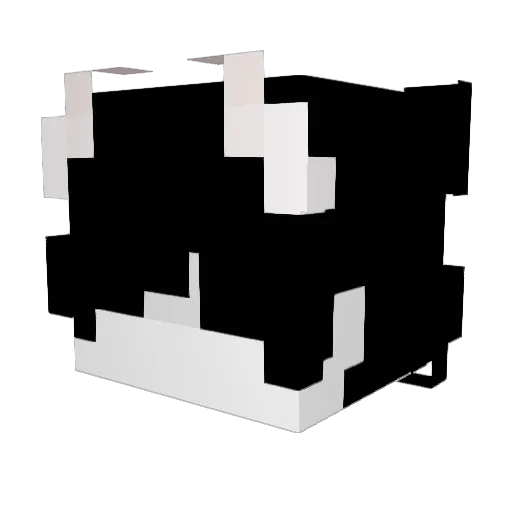 dalleh__ Minecraft avatar head, 3D render