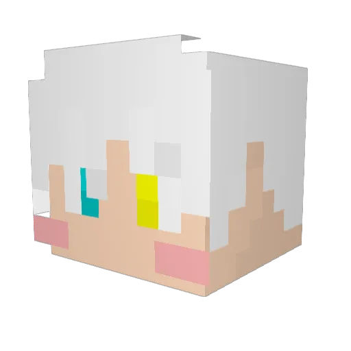 dalmagy Minecraft avatar head, 3D render