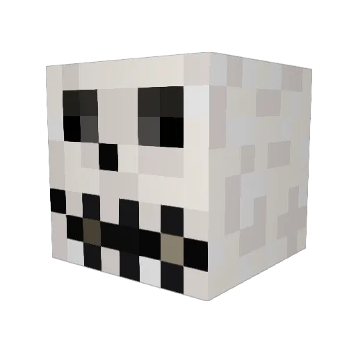 dalned Minecraft avatar head, 3D render