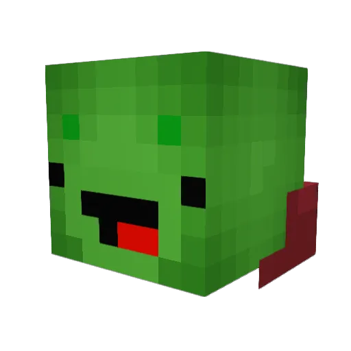 dalo_too Minecraft avatar head, 3D render