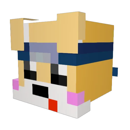 dalsuk2 Minecraft avatar head, 3D render