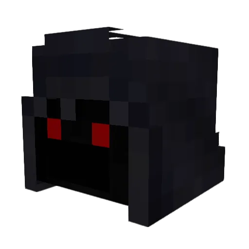 dam546 Minecraft avatar head, 3D render