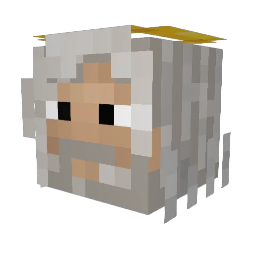 damaca2020 Minecraft avatar head, 3D render