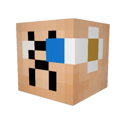 damagemagnet42 Minecraft avatar head, 3D render