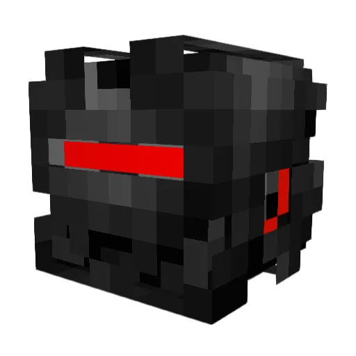 damateek Minecraft avatar head, 3D render
