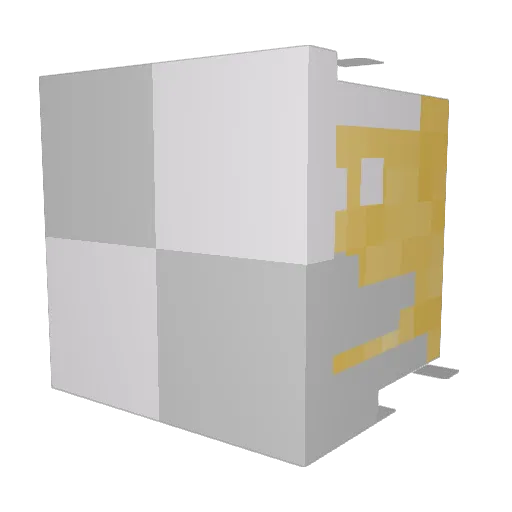 damb_g21 Minecraft avatar head, 3D render