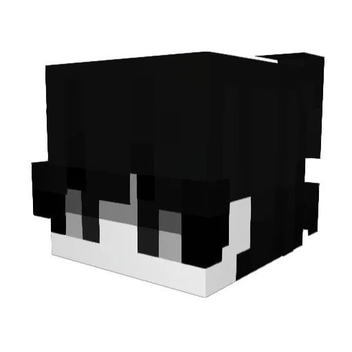 dame7761 Minecraft avatar head, 3D render