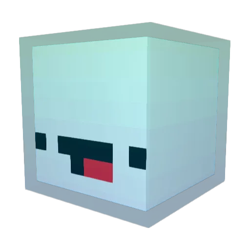 dameo_DX Minecraft avatar head, 3D render