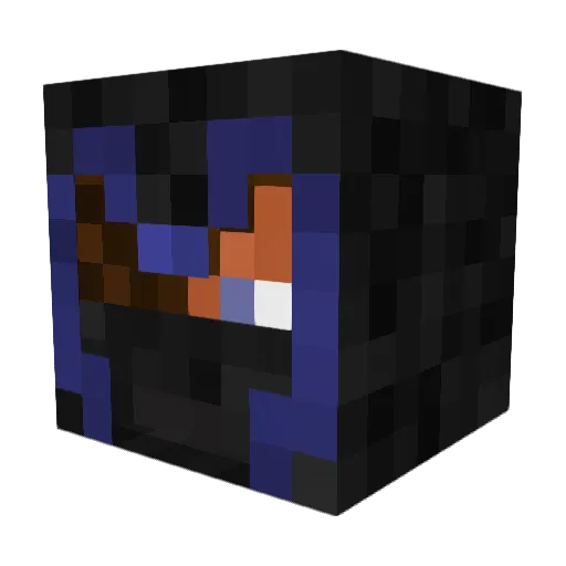 damgruch Minecraft avatar head, 3D render