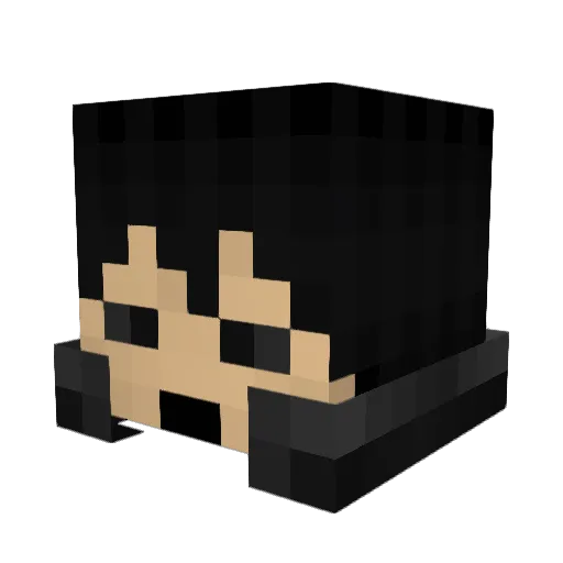 damianosss_ Minecraft avatar head, 3D render