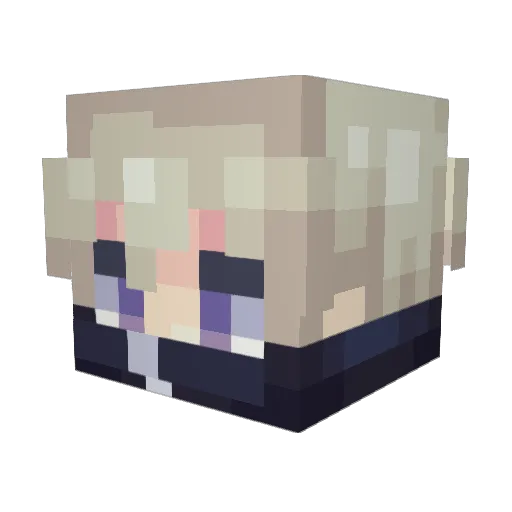 daminik Minecraft avatar head, 3D render