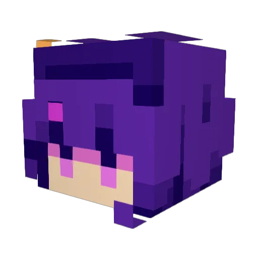 damlaoz Minecraft avatar head, 3D render