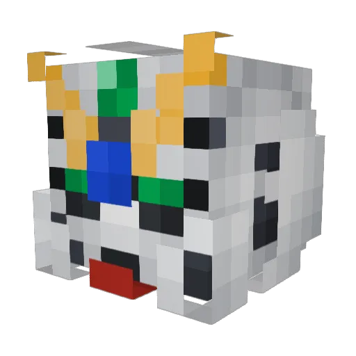 damnimgoated Minecraft avatar head, 3D render