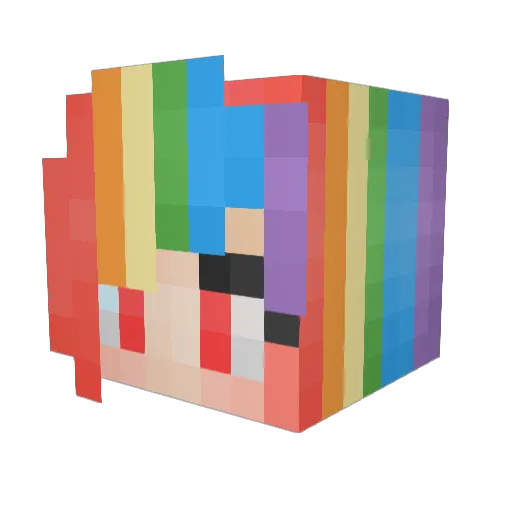 damokles74 Minecraft avatar head, 3D render