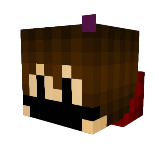 damon289 Minecraft avatar head, 3D render
