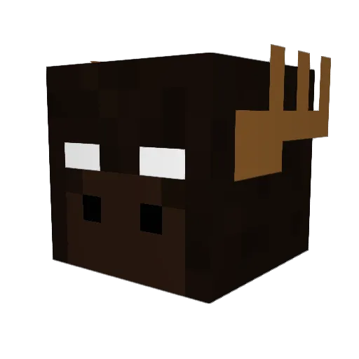 damoose97 Minecraft avatar head, 3D render
