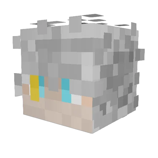 damsfreaks Minecraft avatar head, 3D render