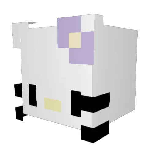 damshank Minecraft avatar head, 3D render