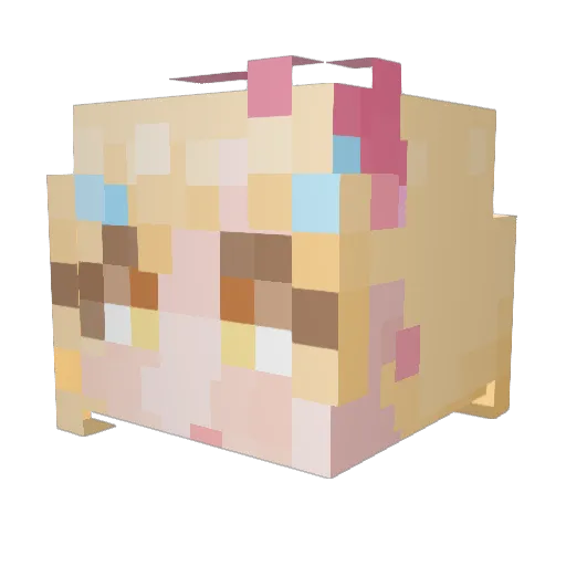 damsol04 Minecraft avatar head, 3D render
