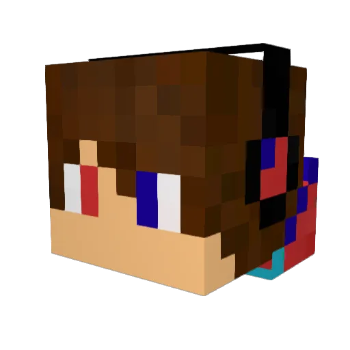 dan2013YT Minecraft avatar head, 3D render