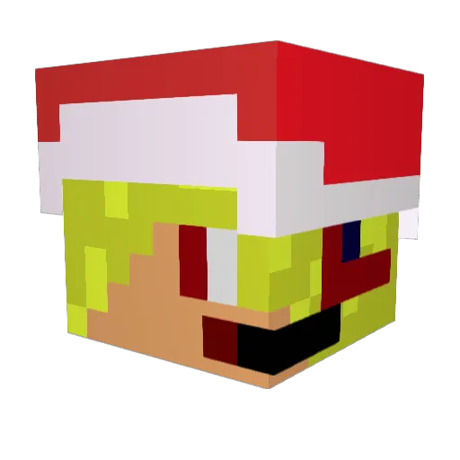 dan_larsen20 Minecraft avatar head, 3D render
