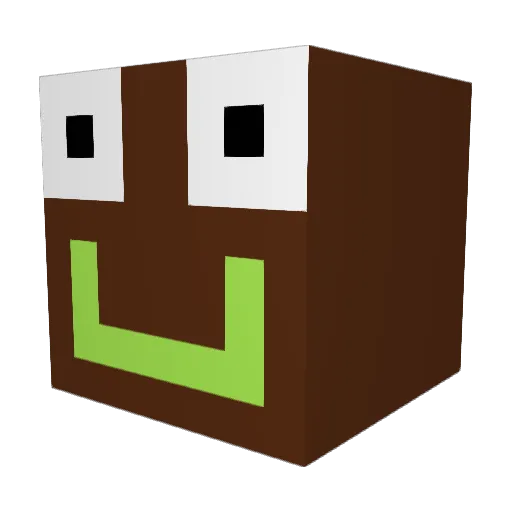 danaiprovida Minecraft avatar head, 3D render