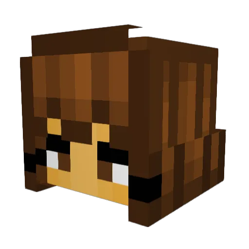 danara_ Minecraft avatar head, 3D render