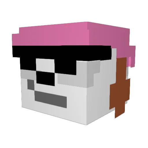 danasoldaccount7 Minecraft avatar head, 3D render