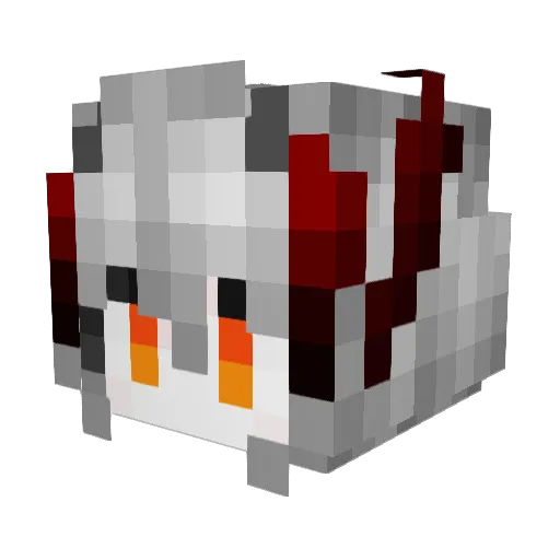 danboy80 Minecraft avatar head, 3D render