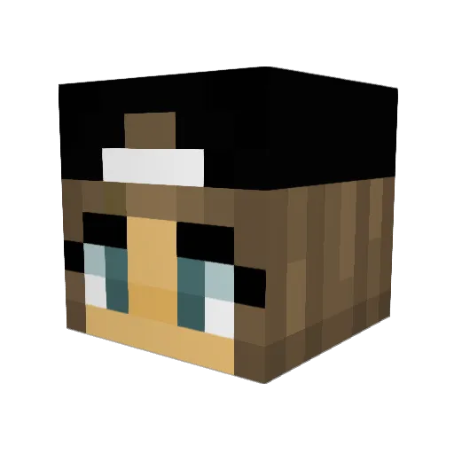dancelover13 Minecraft avatar head, 3D render