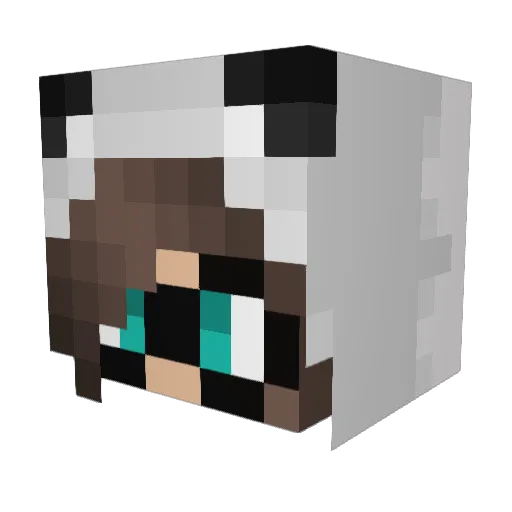 dancer4life108 Minecraft avatar head, 3D render