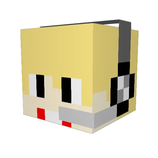 danchoo6551 Minecraft avatar head, 3D render