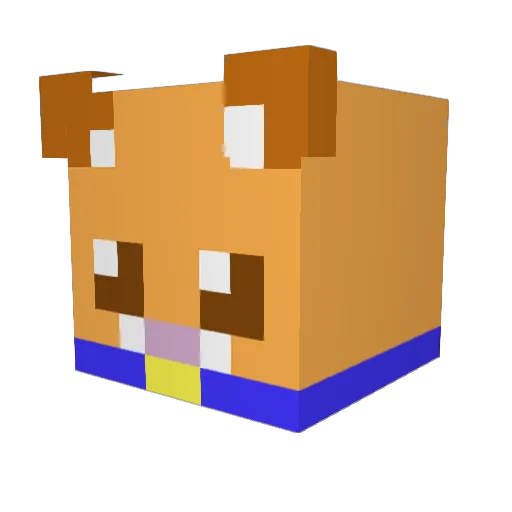 dancingdiva1500 Minecraft avatar head, 3D render