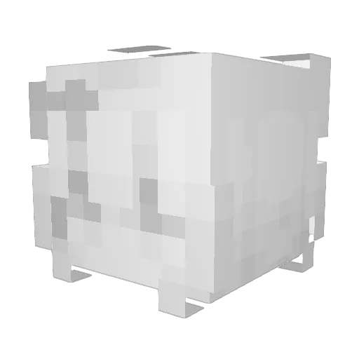 dancingfernie Minecraft avatar head, 3D render
