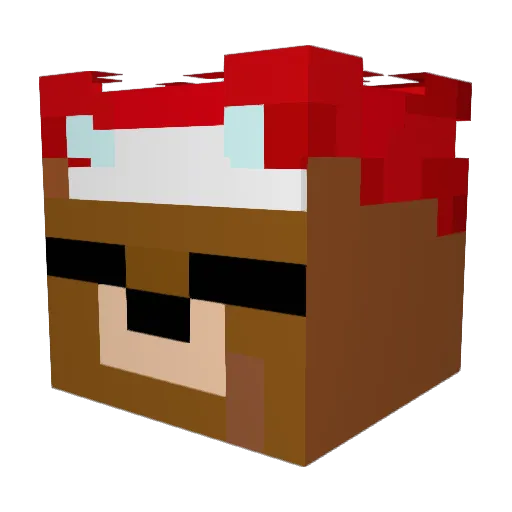 Minecraft-Avatar von dancingpig67: Kopf als 3D-Render