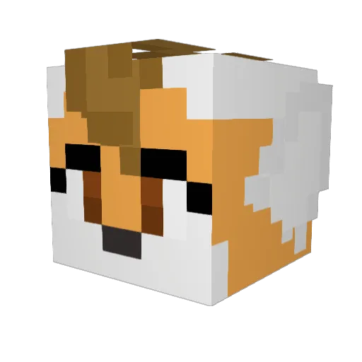 dancle86 Minecraft avatar head, 3D render
