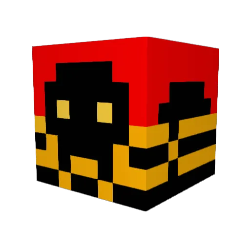dandabomb5898 Minecraft avatar head, 3D render