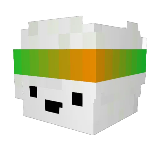 dandaniel12 Minecraft avatar head, 3D render
